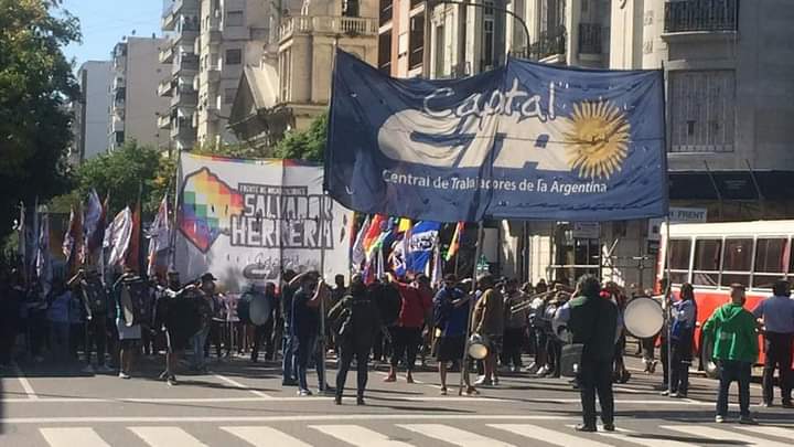 Marcha cta fscebook pablo spataro Romina Natalia