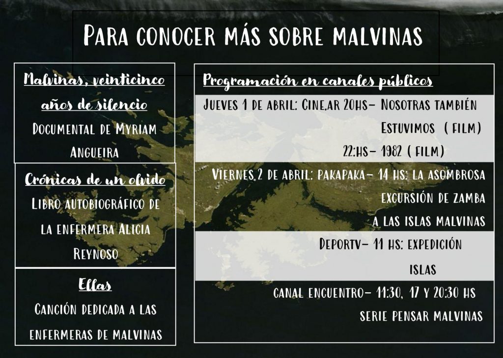 programacion para ver sobre Malvinas