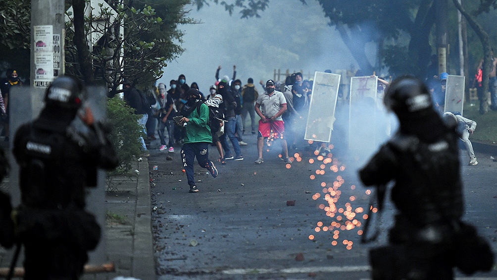 Represión Colombia