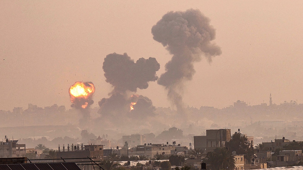 bombardeo israeli sobre gaza telam Sebastian Andres Martino