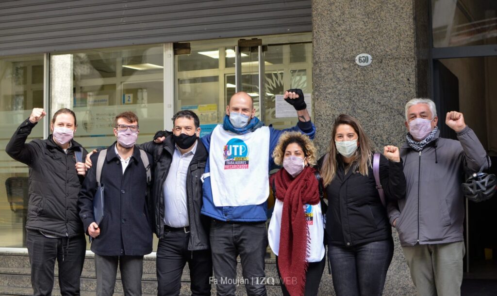 SiTraRepA: el primer sindicato nacional que busca nuclear a les trabajadores de reparto por aplicaciones 2 3 Creditos Izquierda Web Jacqueline Molina