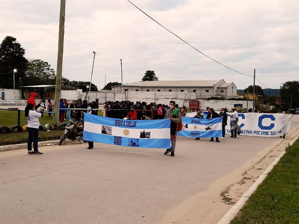 Marcha por les tripulantes del ARA San Juan.