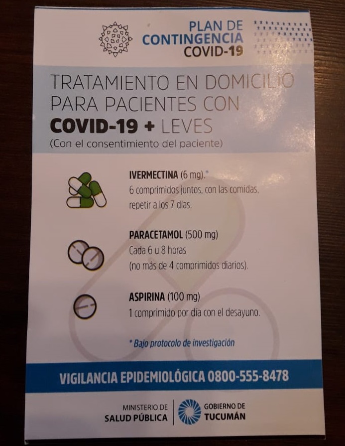 Tratamiento COVID Gobierno Tucuman Twitter Prensa FESPROSA lucas carballo lucas carballo