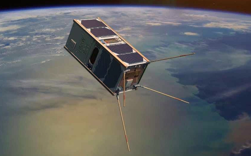 Imagen: Foto ilustrativa de como quedaría el satelite CubeSat
