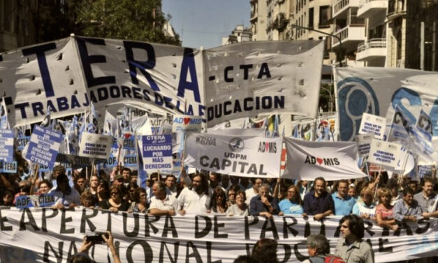 Jornada de protesta Nacional docente convocada por CTERA