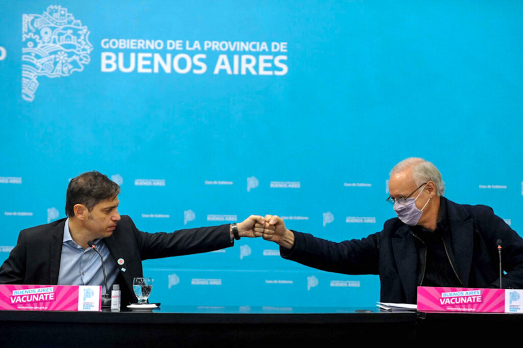 Axel Kicillof y Daniel Gollan