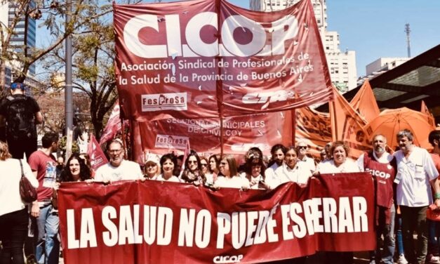 Jornada Nacional de lucha de CICOP frente al Congreso