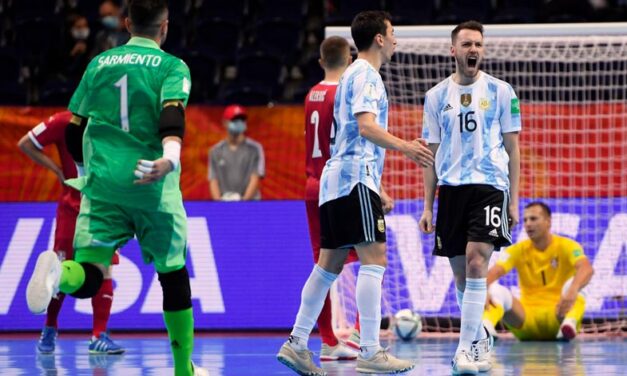 Mundial de Futsal: victoria y clasificación para la Selección Argentina