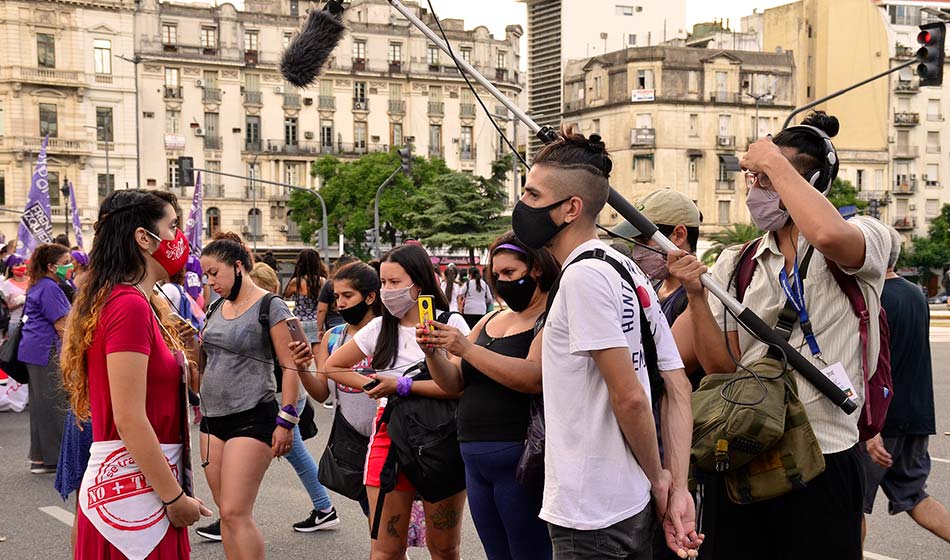 Mujer en los medios