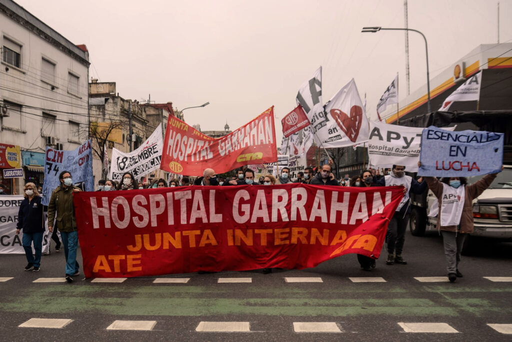 Protesta Garrahan