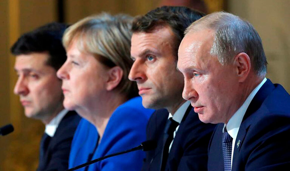 1 conflicto en ucrania dialogo entre putin merkel y macron NOTA ROMINA TOLEDO CREDITO REUTERS