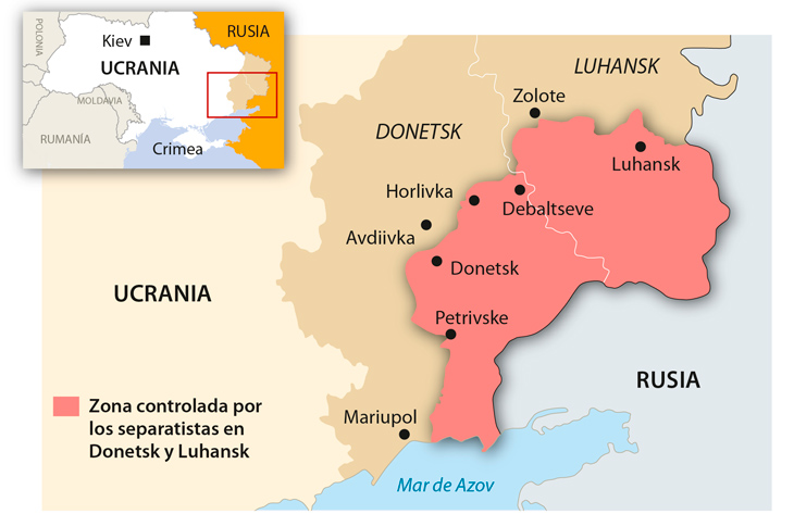 3 conflicto en ucrania dialogo entre putin merkel y macron NOTA ROMINA TOLEDO CREDITO ABC