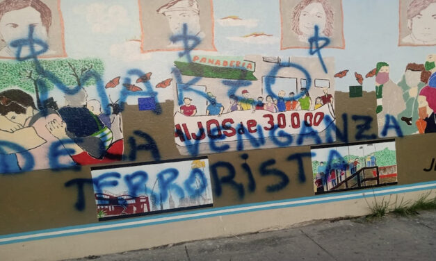 Murales de HIJOS sufrieron vandalismo en Morón y Berisso