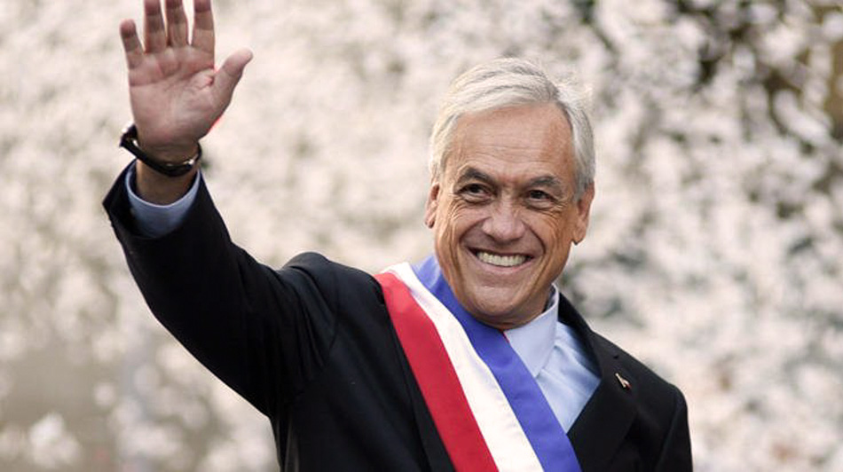 Sebastian Piñera, Presidente de Chile; que esta siendo investigado por una venta a los paraisos fiscales
