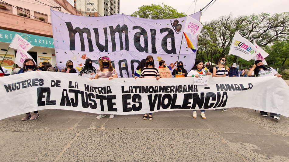 Foto 1 Multitudinaria convocatoria en la marcha por 36°Encuentro Plurinacional de Mujeres Lesbianas Travestis trans No Binaries. Creditos Bruno Zamparo Bruno Zamparo