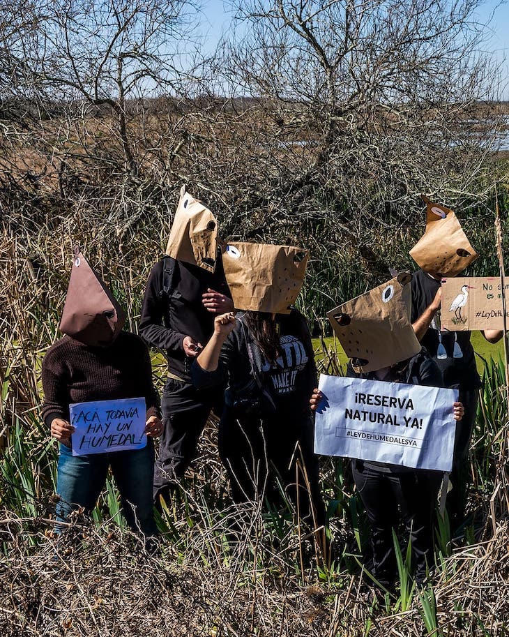 Movilización por los humedales en Berazategui 