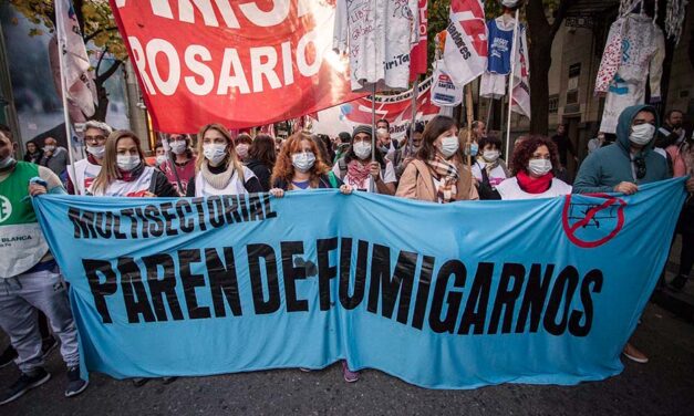 Santa Fe: Manifestación frente a la Legislatura por una nueva Ley de agroquímicos