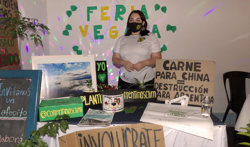 DESTACADA Primera feria vegana realizada en Corrientes Sebastian Molina
