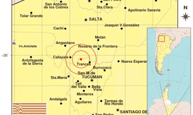 Fuerte sismo en Tucumán