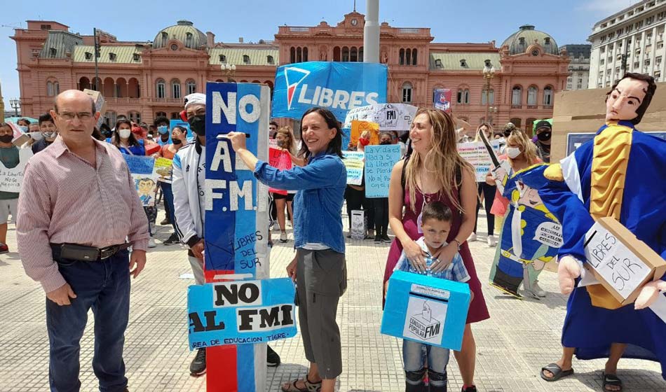 “Un millón de votos contra el FMI”