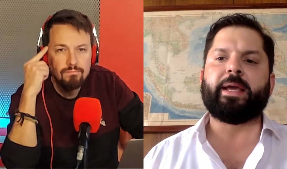 Pablo Iglesias entrevistó a Gabriel Boric, presidente electo de Chile 1 Entrevista01 Fuente Youtube Diario Publico