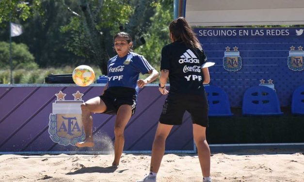 El fútbol playa femenino crece en el país y se plantea nuevos objetivos