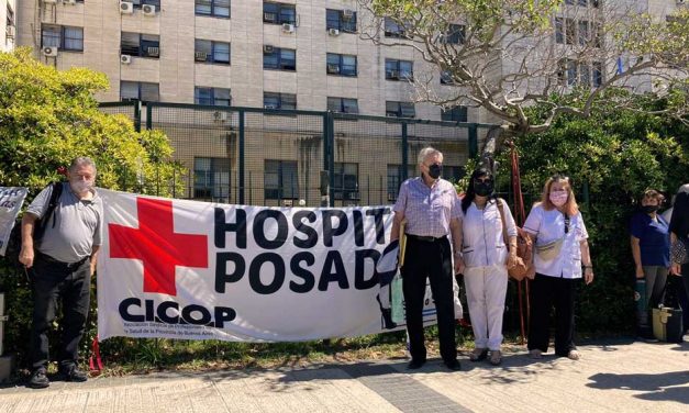 Trabajadores del Hospital Posadas reafirmaron su denuncia contra el espionaje antisindical 