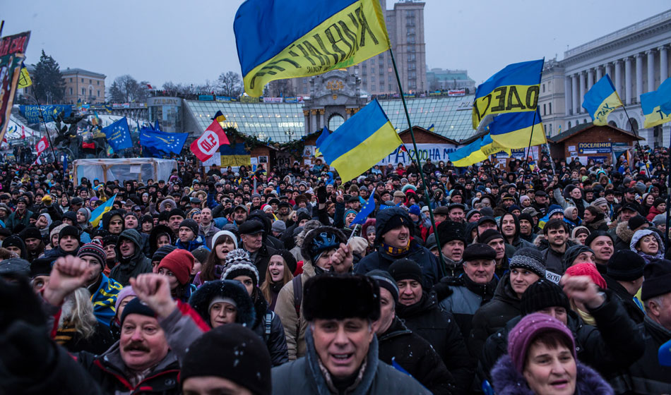 noviembre 2013 Plaza de la Independencia en Kiev Cred Getty Images
