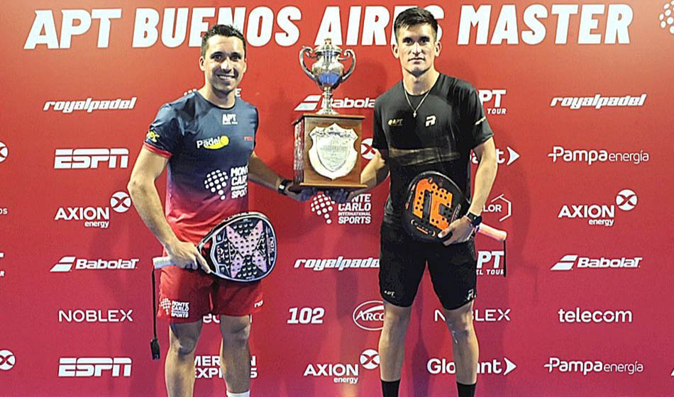 Pablo Barrera y Andres Britos campeones del APT Pádel