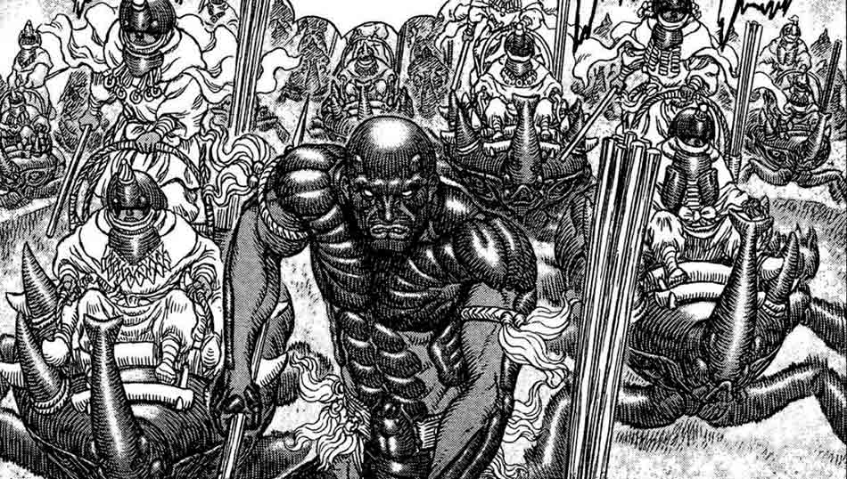 CUERPO 3 Credito Historia y arte de Kentaro Miura