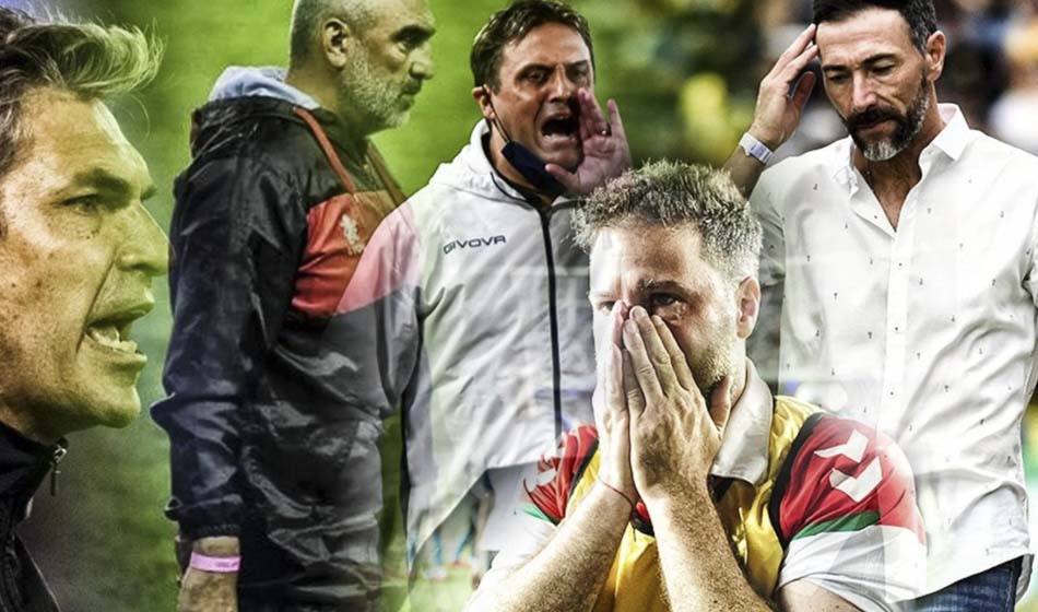 Cinco entrenadores de la Copa de la Liga de fútbol en Argentina han dejado su cargo en solo 7 fechas