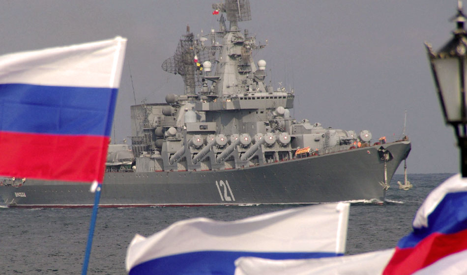 El buque ruso Moskva 