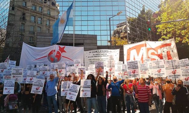 El MST pidió por la liberación de les preses políticos de Nicaragua