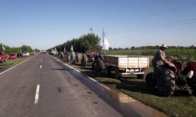 Tractorazo en Formosa: Productores agropecuarios reclamaron una ayuda económica