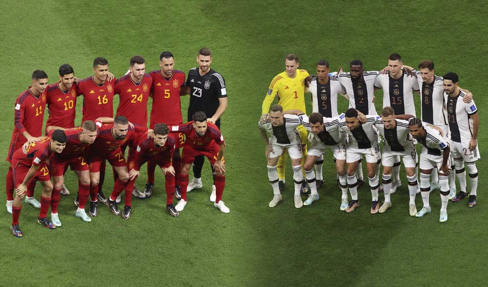 España y Alemania empataron y su clasificación se definirá en la última fecha