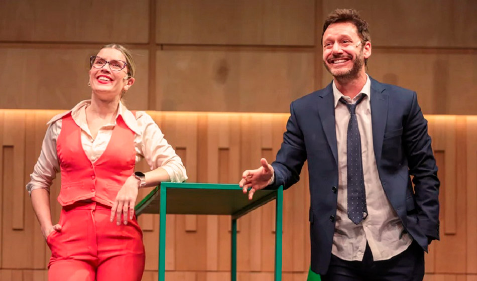 1. El metodo Gronholm regreso un exito teatral que se mantiene vigente en el tiempo. Credito Alejandra Lopez Cristian Dominguez