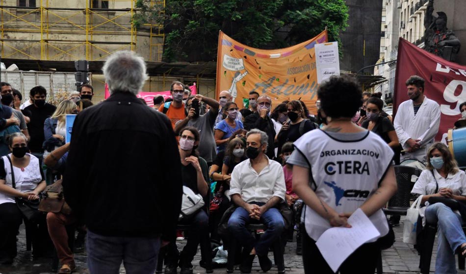 La CTERA convocó a un paro nacional docente para este miércoles 1 Credito Federico Groba editada 1 Periodismo Franco