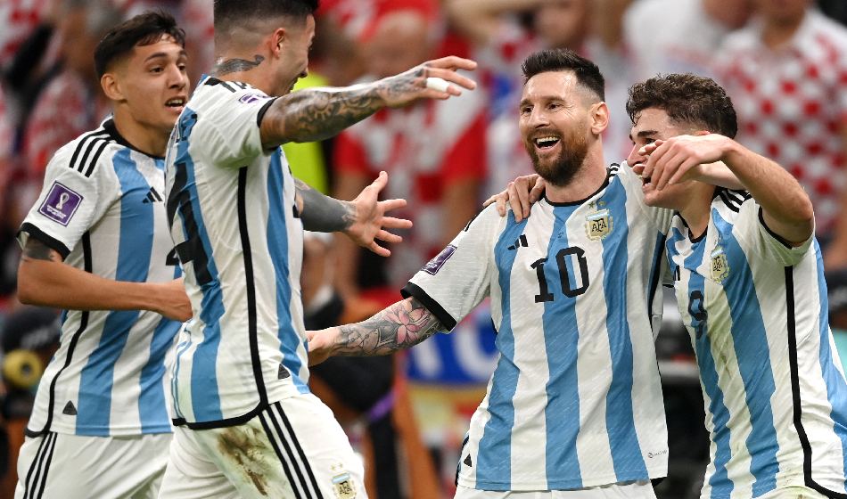 ¡Argentina goleó a Croacia y está a un paso de la gloria!
