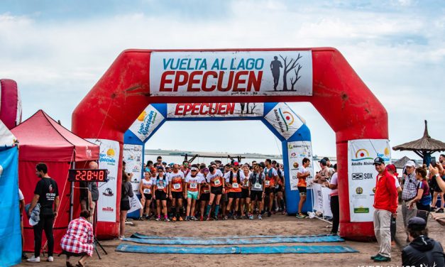 Se realizó la quinta edición de la carrera Vuelta al Lago Epecuén