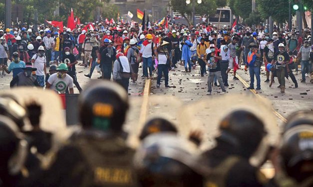 Lima otra vez fue centro de protestas y represión