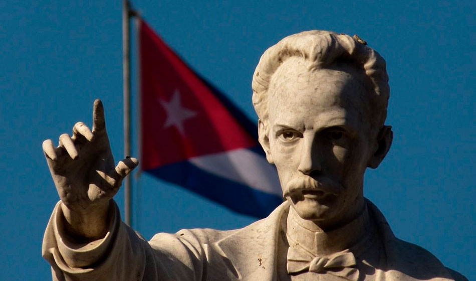José Martí, el hombre que combinó poesía y política.