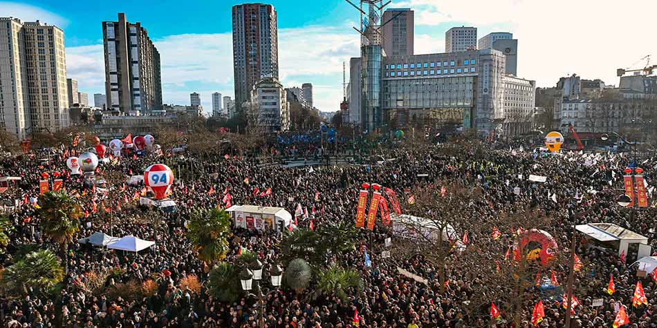 encuesta Francia reforma jubilatoria