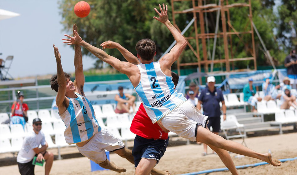 Créditos Selección Argentina de Beach handball 2 Lucas Morel