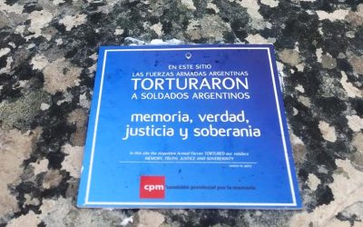 Britániques destruyeron placas y carteles argentinos en las Islas Malvinas
