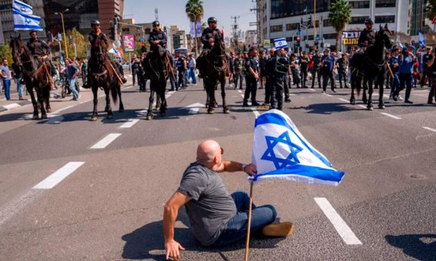 Una manifestación en Israel contra la reforma judicial terminó con violencia y tres personas detenidas