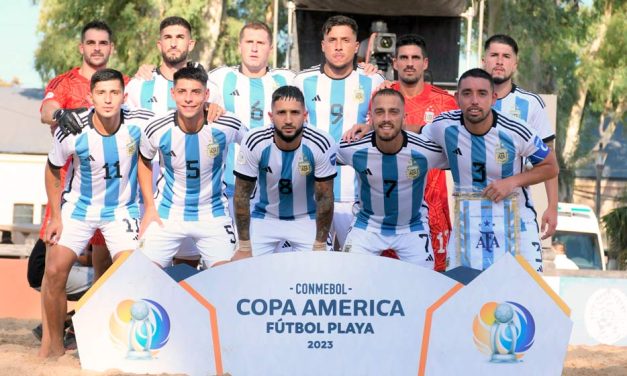 Por primera vez, Argentina es semifinalista de la Copa América de Fútbol Playa y sueña con ir al Mundial