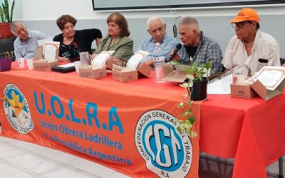 UOLRA rindió un homenaje a trabajadores pilares en la resistencia de la Dictadura Oligárquica-Militar