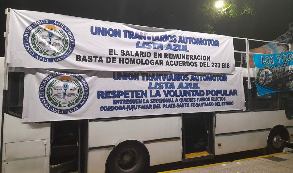 paro de colectivos, UTA