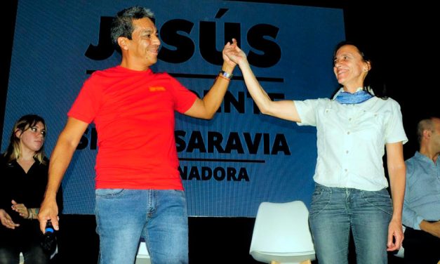 Jesús Escobar y Silvia Saravia desembarcan en La Matanza