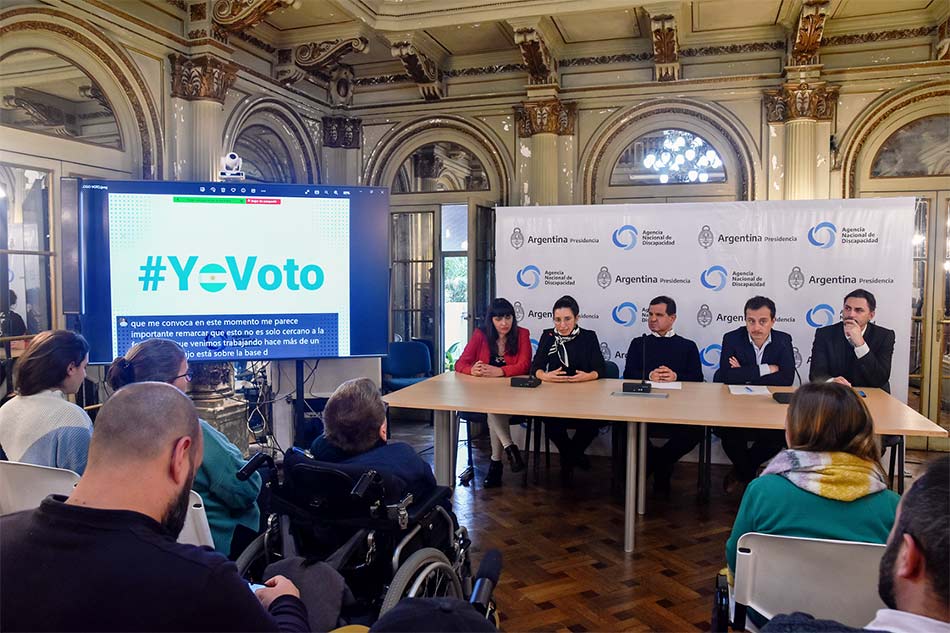 2 El gobierno lanzo la Accion Nacional por el Voto Accesible Credito argentina.gob .ar